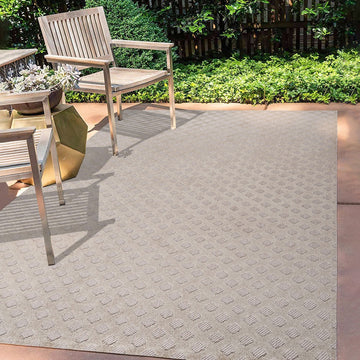 Rabat High-low Pile Mini-diamond Trellis Area Rug